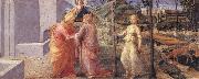 Fra Filippo Lippi The Meeting of Joachim and Anna at the Golden Gate Spain oil painting artist